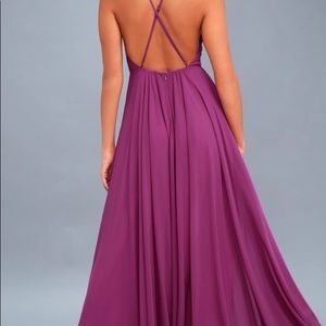 Lulu’s Mythical Kind id Love Magenta Dress M